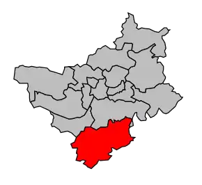 Cantonul Thouarcé în cadrul arondismentului