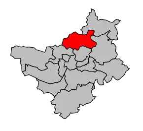 Cantonul Tiercé în cadrul arondismentului