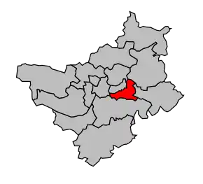 Cantonul Angers-Trélazé în cadrul arondismentului