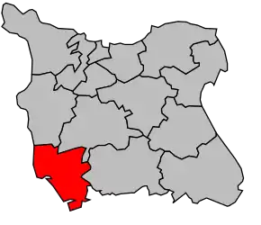 Cantonul Barneville-Carteret în cadrul arondismentului