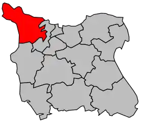 Cantonul Beaumont-Hague în cadrul arondismentului