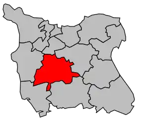 Cantonul Bricquebec în cadrul arondismentului