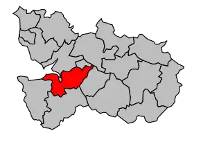 Cantonul Ducey în cadrul arondismentului