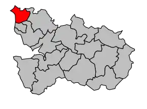 Cantonul Granville în cadrul arondismentului