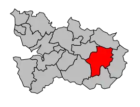 Cantonul Mortain în cadrul arondismentului