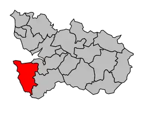 Cantonul Pontorson în cadrul arondismentului