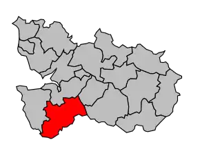 Cantonul Saint-James în cadrul arondismentului