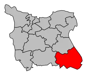 Cantonul Sainte-Mère-Église în cadrul arondismentului