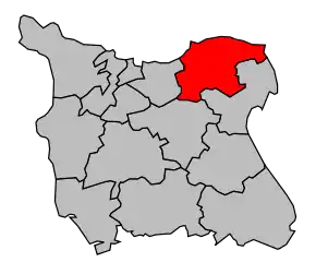 Cantonul Saint-Pierre-Église în cadrul arondismentului