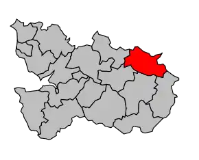 Cantonul Sourdeval în cadrul arondismentului