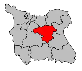 Cantonul Valognes în cadrul arondismentului