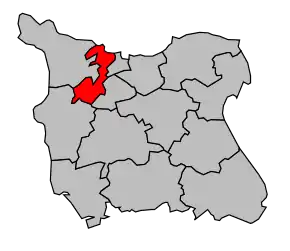 Cantonul Équeurdreville-Hainneville în cadrul arondismentului