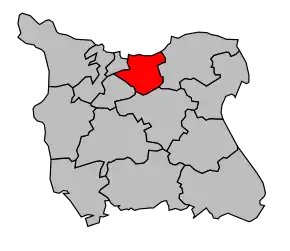 Cantonul Tourlaville în cadrul arondismentului