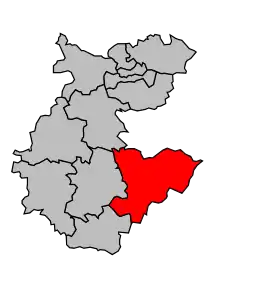 Cantonul Fère-Champenoise în cadrul arondismentului