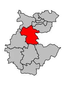 Cantonul Montmort-Lucy în cadrul arondismentului