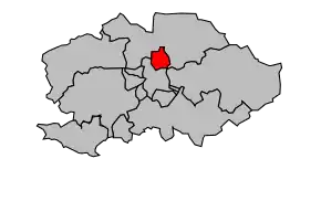 Cantonul Reims-4 în cadrul arondismentului