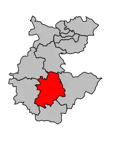 Cantonul Sézanne în cadrul arondismentului