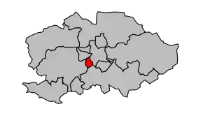 Cantonul Reims-5 în cadrul arondismentului