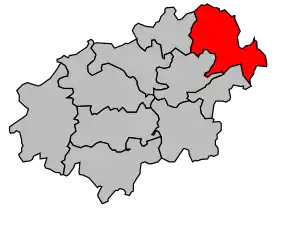 Cantonul Bourbonne-les-Bains în cadrul arondismentului