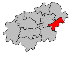 Cantonul Laferté-sur-Amance în cadrul arondismentului