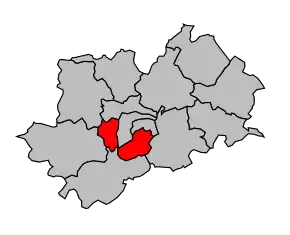 Cantonul Chaumont-Sud în cadrul arondismentului