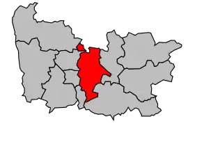 Cantonul Argentré în cadrul arondismentului