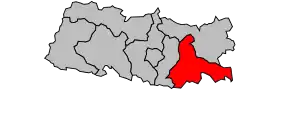 Cantonul Bierné în cadrul arondismentului