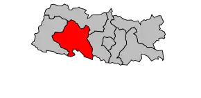 Cantonul Craon în cadrul arondismentului