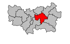 Cantonul Le Horps în cadrul arondismentului