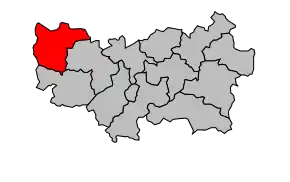 Cantonul Landivy în cadrul arondismentului