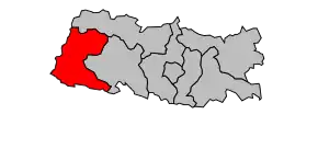 Cantonul Saint-Aignan-sur-Roë în cadrul arondismentului