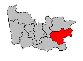 Cantonul Sainte-Suzanne (Mayenne) în cadrul arondismentului