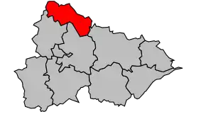 Cantonul Arracourt în cadrul arondismentului