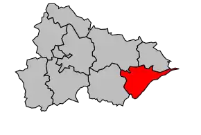 Cantonul Badonviller în cadrul arondismentului