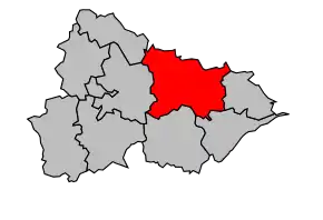 Cantonul Blâmont în cadrul arondismentului