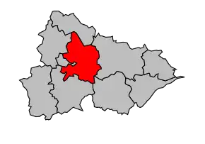 Cantonul Lunéville-Sud în cadrul arondismentului