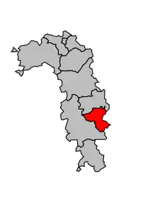 Cantonul Homécourt în cadrul arondismentului