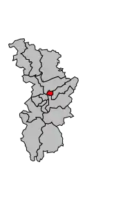 Cantonul Saint-Max în cadrul arondismentului