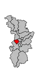 Cantonul Laxou în cadrul arondismentului