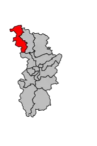 Cantonul Dieulouard în cadrul arondismentului