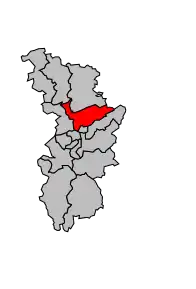 Cantonul Malzéville în cadrul arondismentului