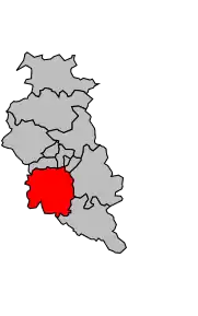 Cantonul Ancerville în cadrul arondismentului