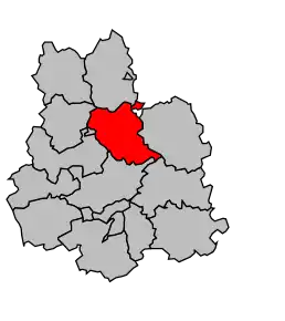 Cantonul Damvillers în cadrul arondismentului