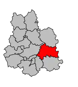 Cantonul Étain în cadrul arondismentului