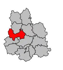 Cantonul Montfaucon-d'Argonne în cadrul arondismentului