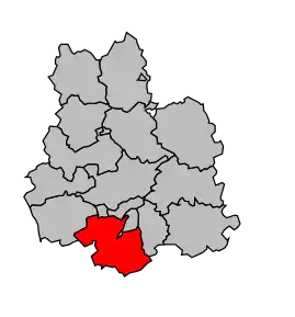 Cantonul Souilly în cadrul arondismentului