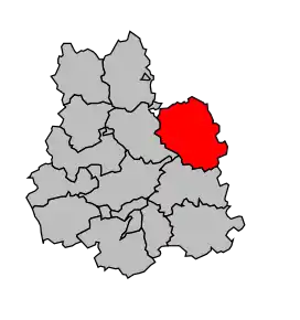 Cantonul Spincourt în cadrul arondismentului