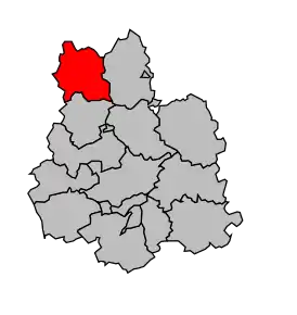 Cantonul Stenay în cadrul arondismentului