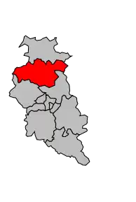 Cantonul Vaubecourt în cadrul arondismentului