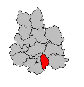 Cantonul Verdun-Est în cadrul arondismentului